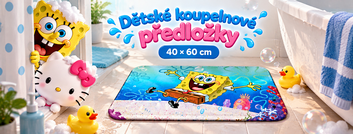 licenční předložky do koupelny 40x60cm